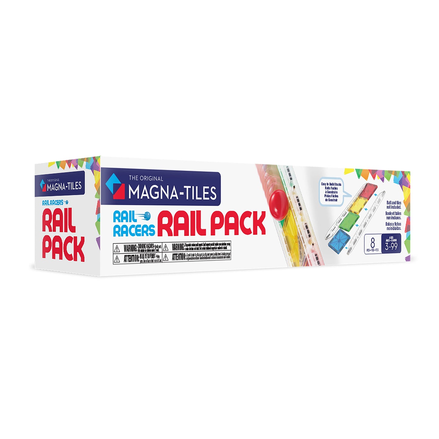 MAGNA-TILES® Rail Racers Rail Pack