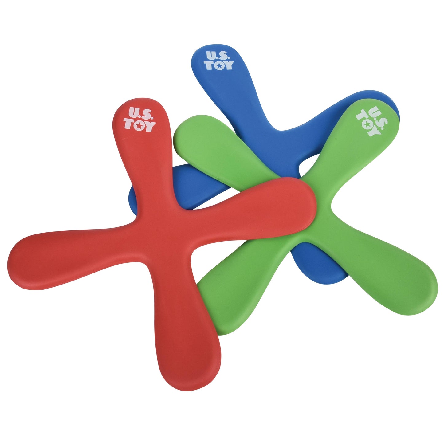 Us Toy Company Flingarang 8" Foam 4 Prong Boomerangs (Random Color Assortment 1pc)