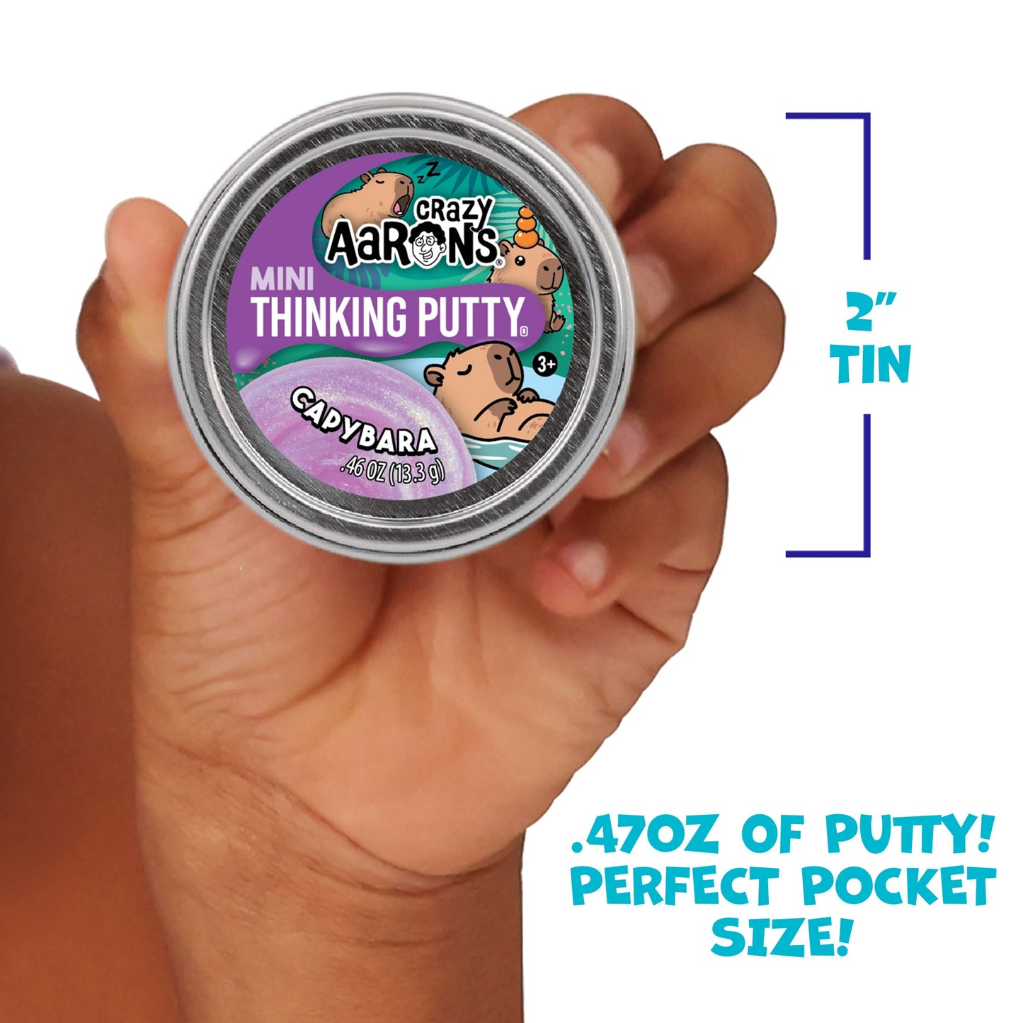 Crazy Aarons Putty World Mini Capybara