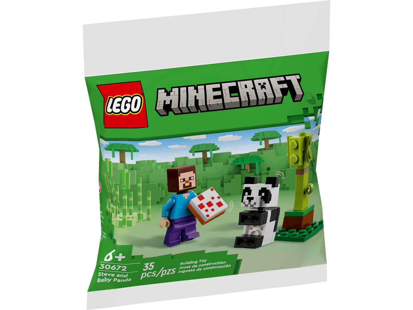 LEGO® 30672 Minecraft® Steve and Baby Panda