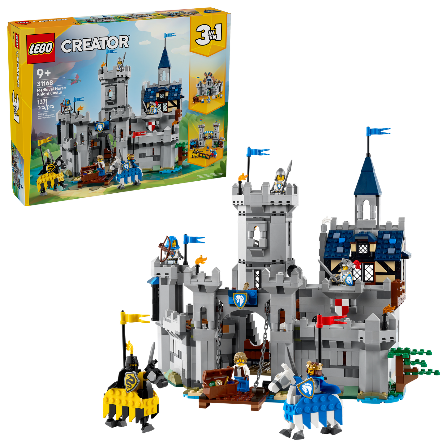 LEGO® Creator 3in1 31168 Medieval Horse Knight Castle