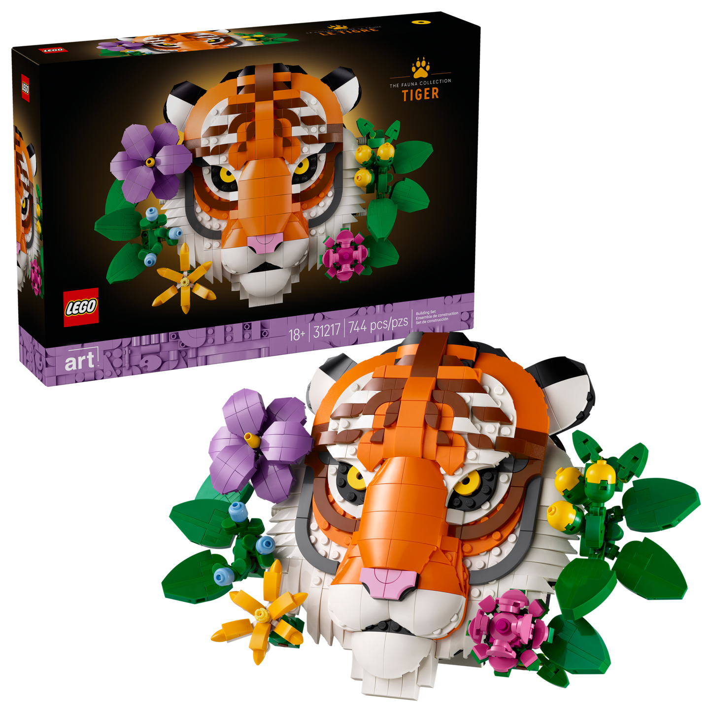 LEGO® Art 31217 The Fauna Collection - Tiger