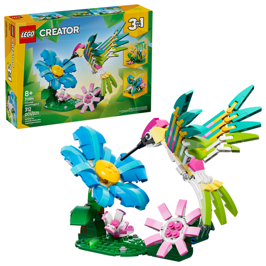 LEGO® Creator 3-in-1 31384 Wild Animals: Colorful Hummingbird