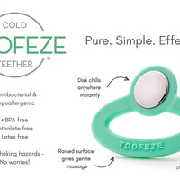Toofeze Natural Cold Teether - Mint Green