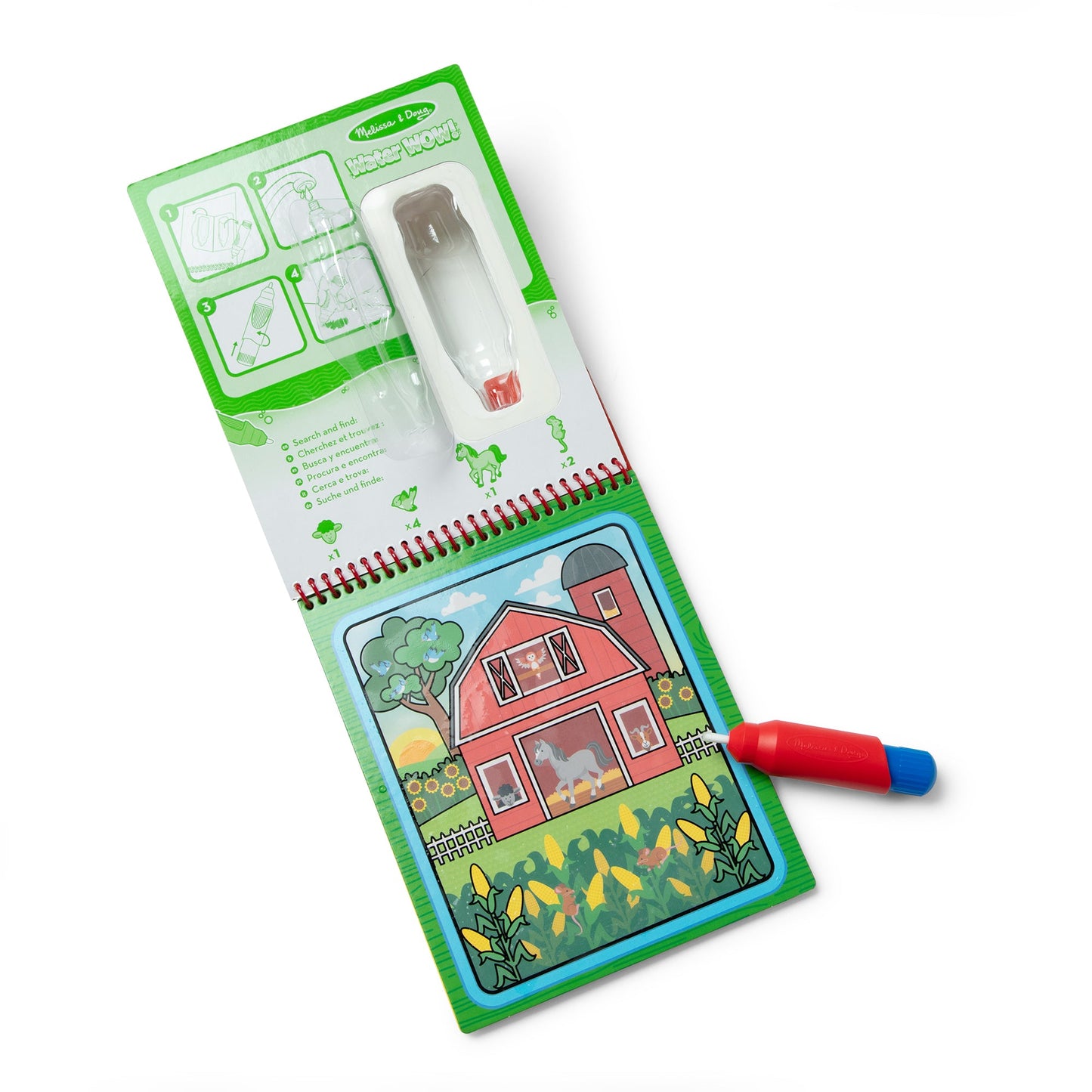 Melissa & Doug On the Go Water WOW! Color Reveal Pad Farm