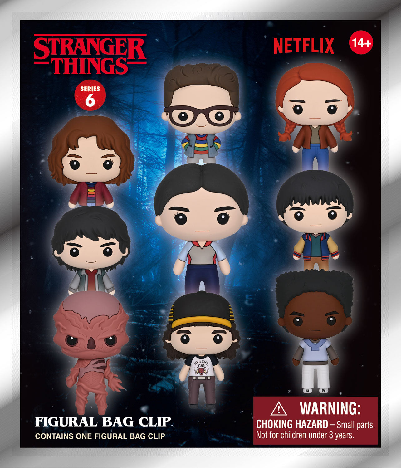 Monogram Stranger Things 3D Foam Bag Clip, Series 6 (Blind Bag)