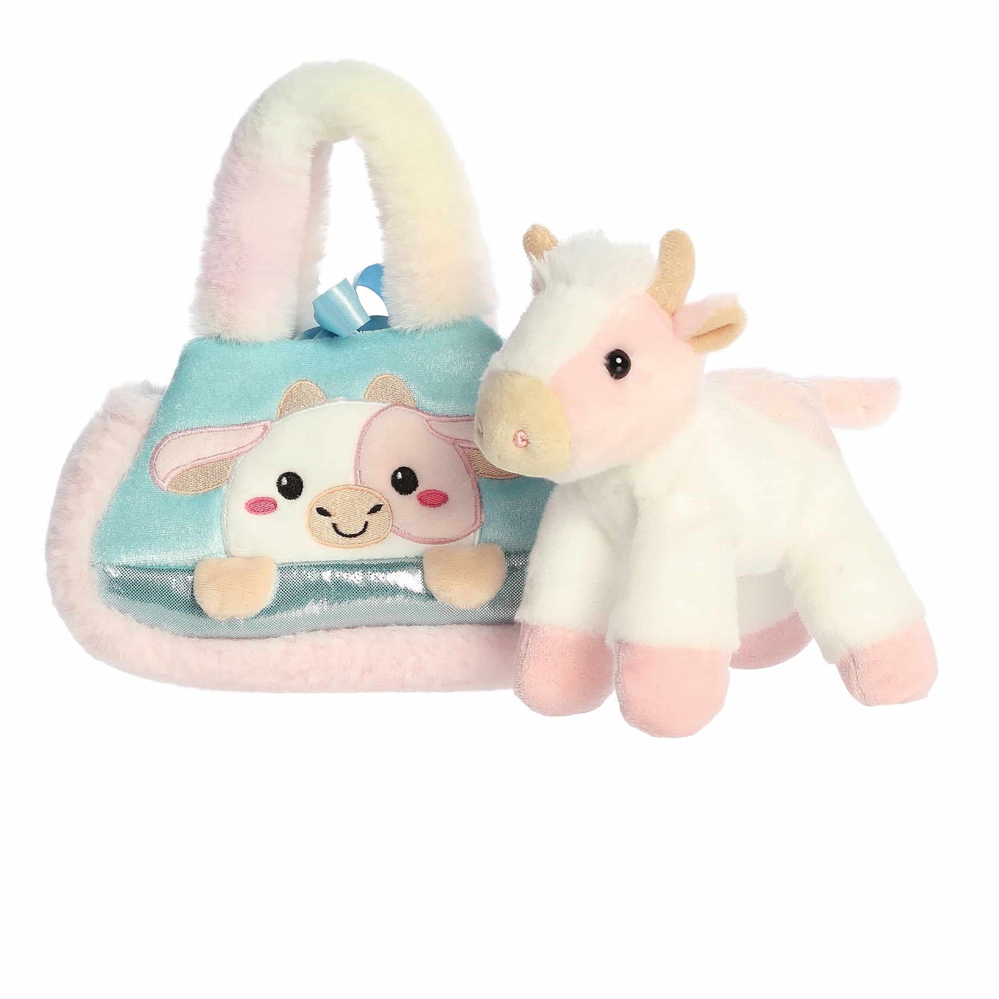 Aurora® Fancy Pals™ 7.5" Peek-A-Boo™ Strawberry Cow
