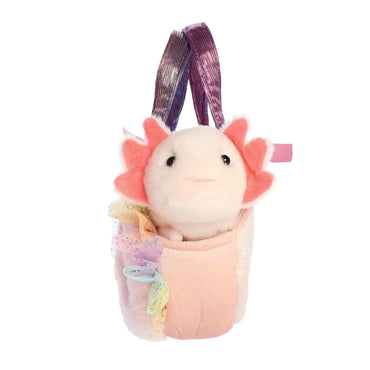Aurora Plush® - Fancy Pals™ - Fuzzy Face™ - 8.5" Rainbow Axolotl