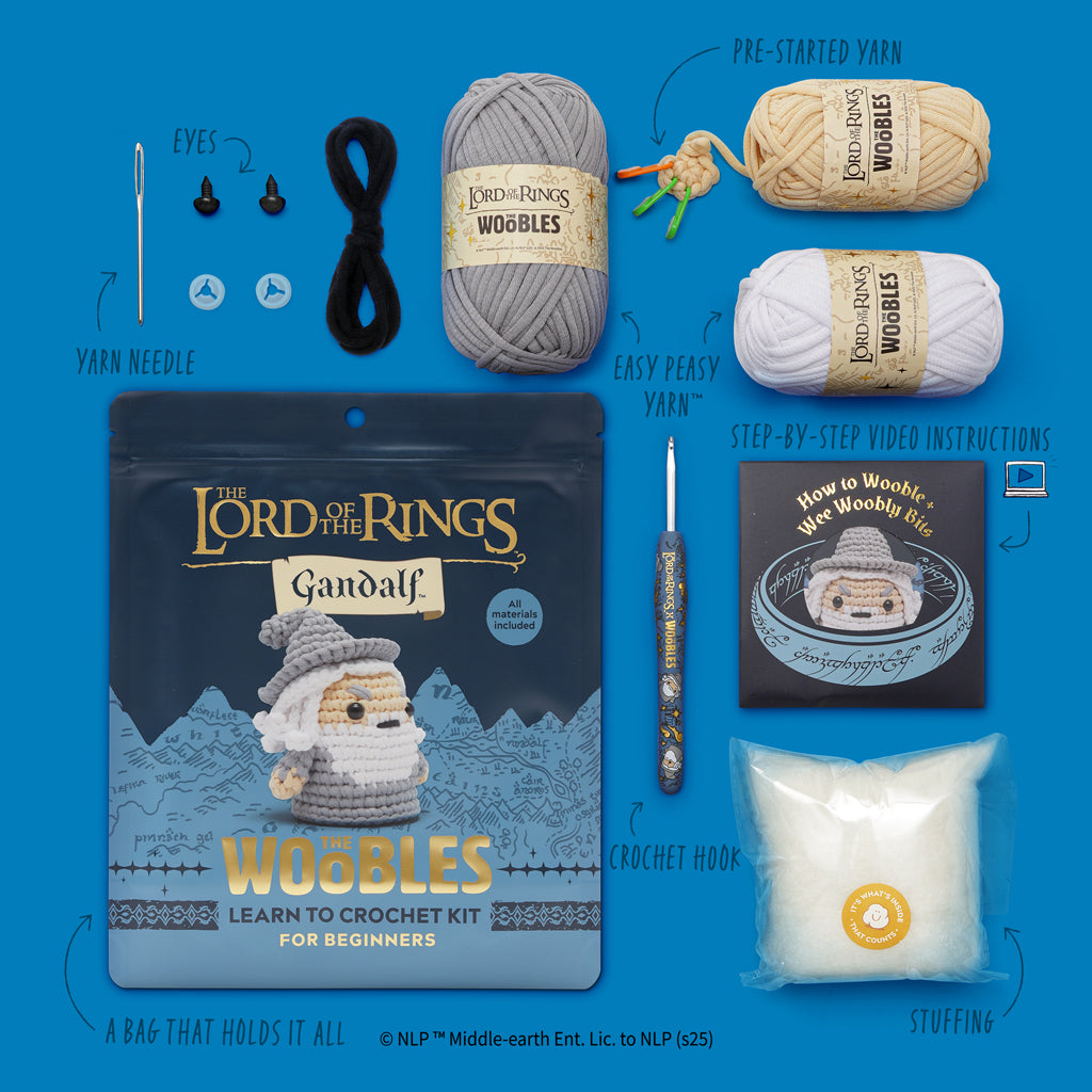 Woobles Gandalf™ Crochet Kit