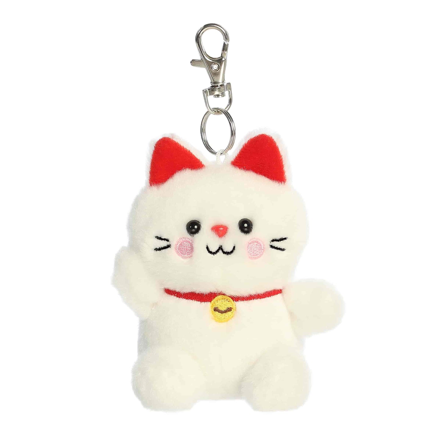 Aurora Plush® - Palm Pals™ - 4.5" Kota Lucky Cat™ Clip-On