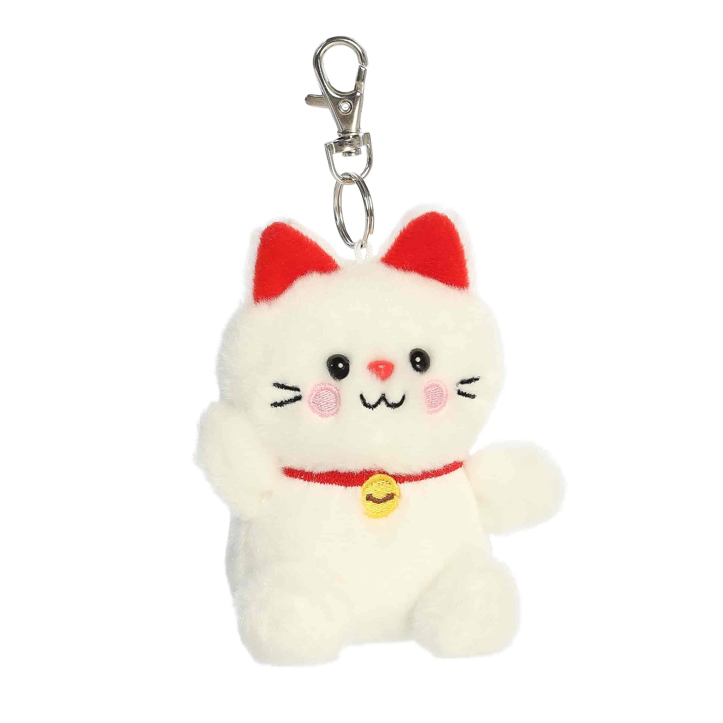 Aurora Plush® - Palm Pals™ - 4.5" Kota Lucky Cat™ Clip-On