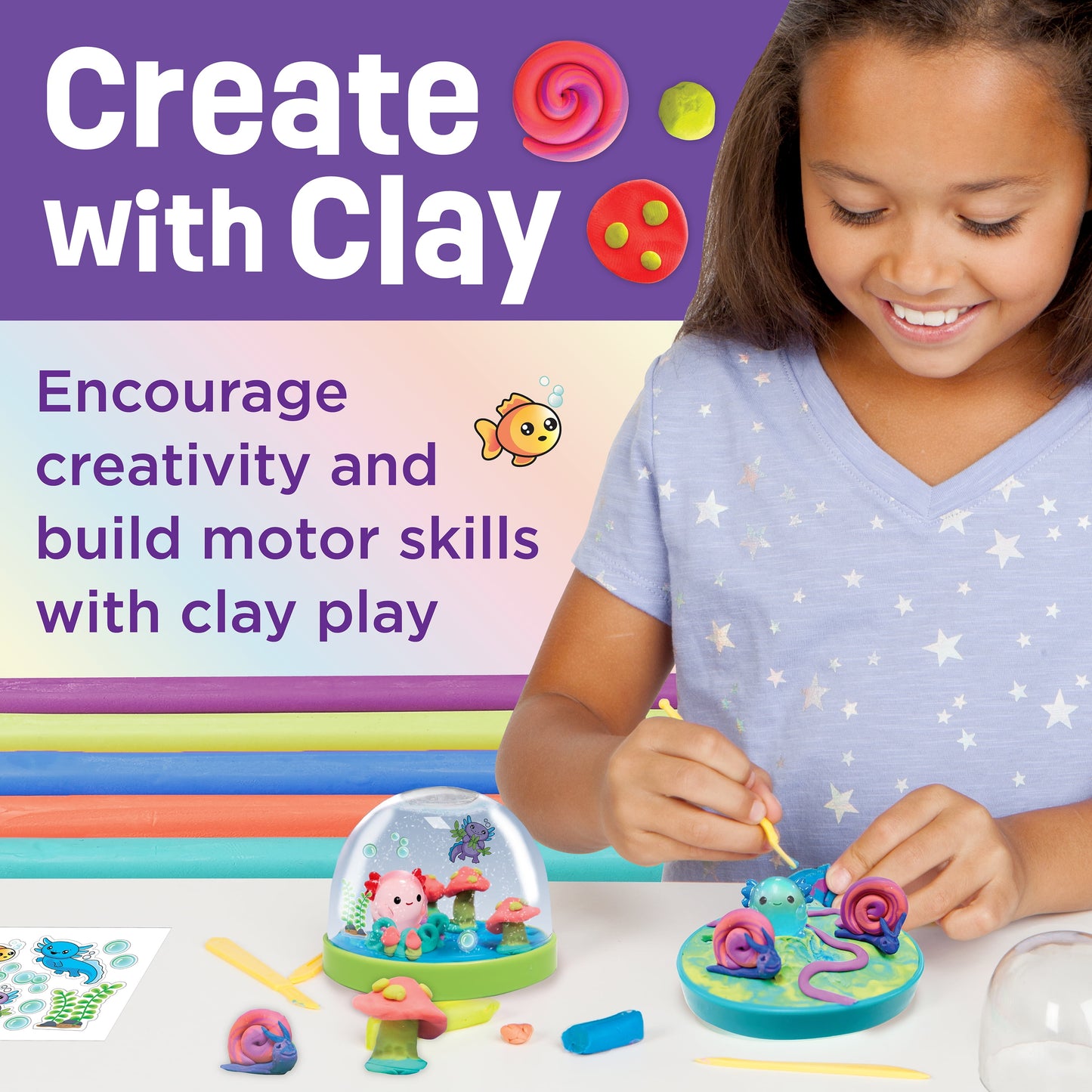Creativity for Kids Make Your Own Axolotl Water Globes