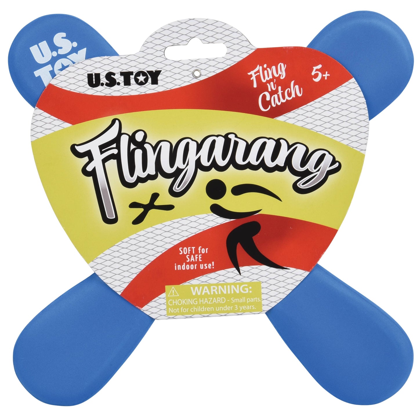 Us Toy Company Flingarang 8" Foam 4 Prong Boomerangs (Random Color Assortment 1pc)