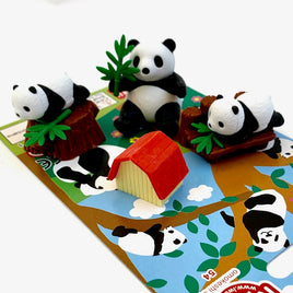 Iwako Erasers- Panda Family