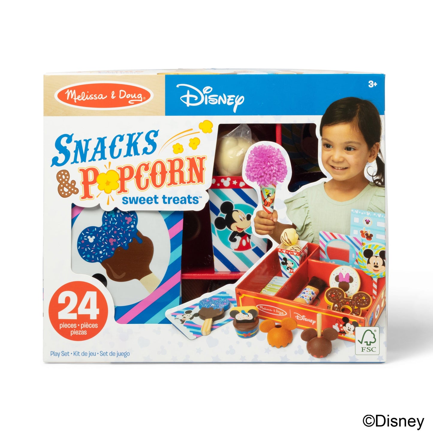 Melissa & Doug Disney Snacks & Popcorn Play Set