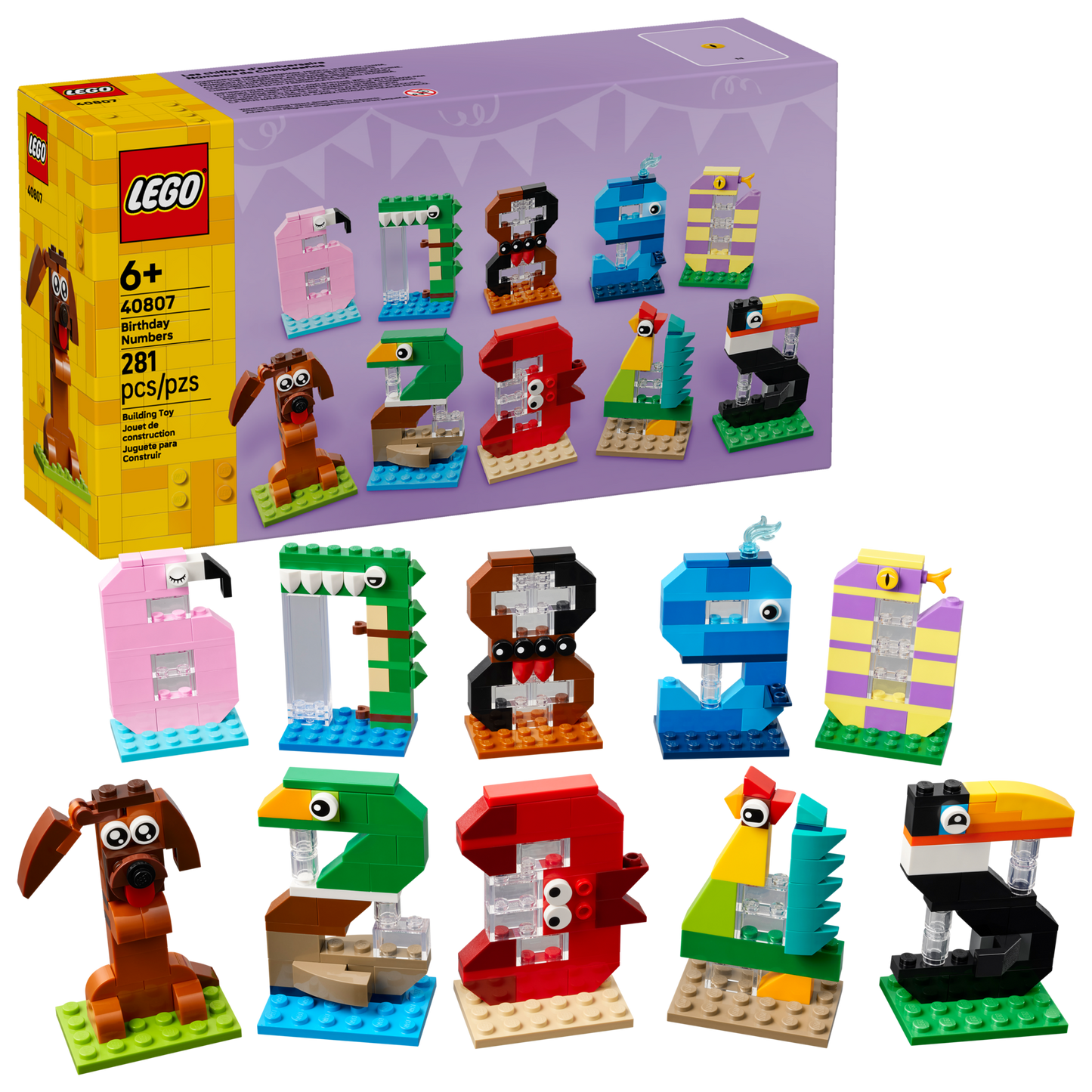 LEGO® 40807 Birthday Numbers