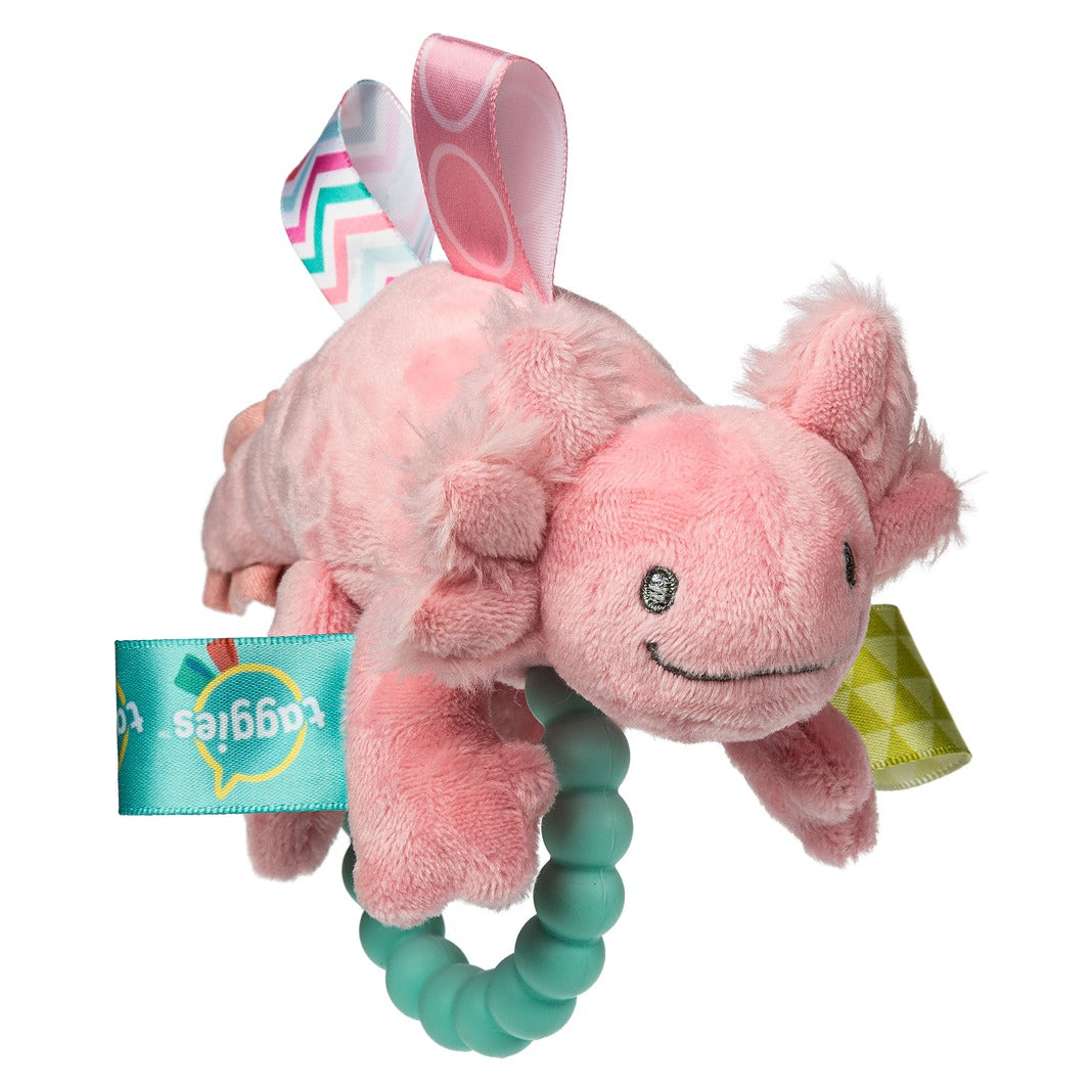 Taggies Lizzy Axolotl Teether Rattle | mary meyer | 41622