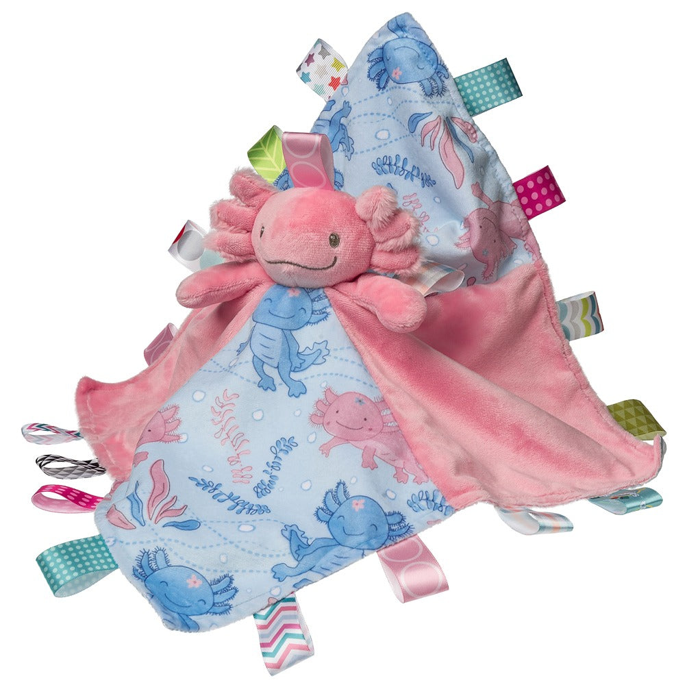 Taggies Lizzy Axolotl Character Blanket Pink