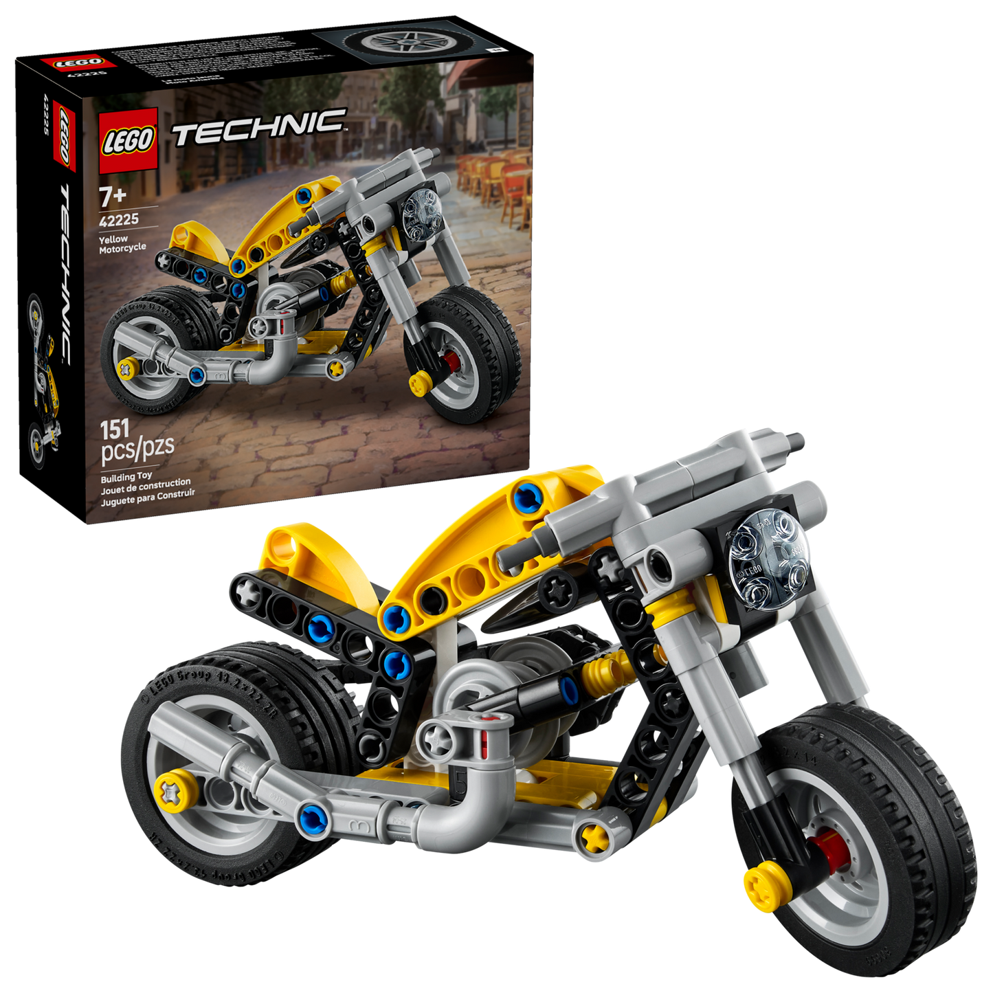 LEGO® 42225 Technic™ Yellow Motorcycle