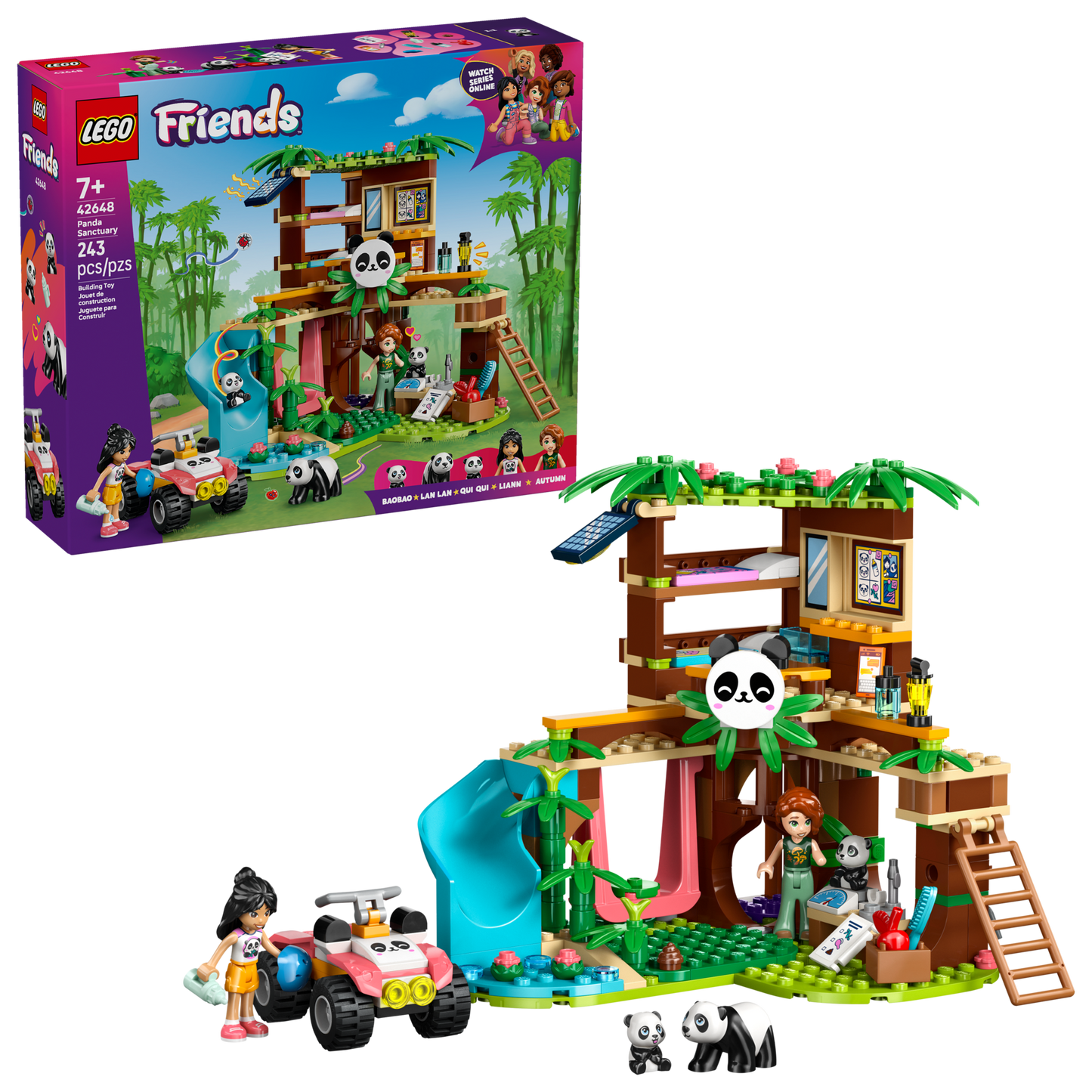 LEGO® Friends 42648 Panda Sanctuary Animal Care