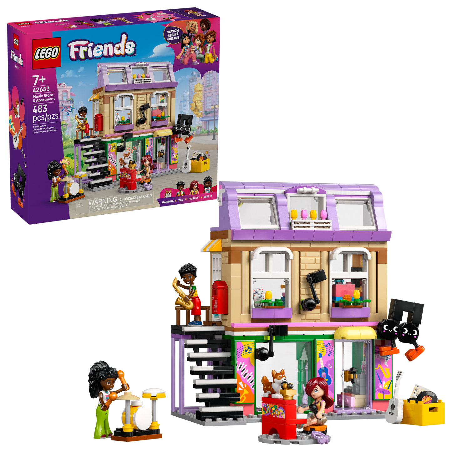 LEGO® Friends 42653 Music Store & Apartment