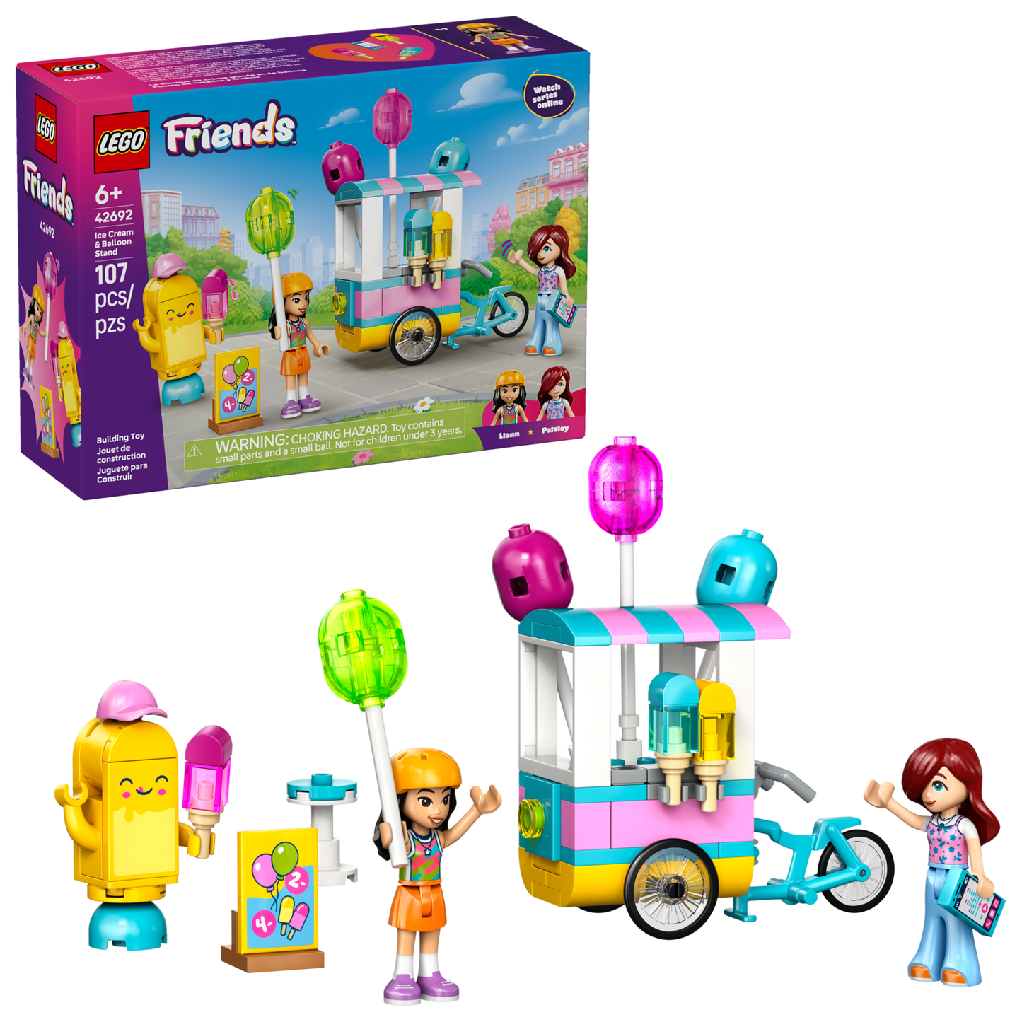 LEGO® Friends 42692 Ice Cream & Balloon Stand