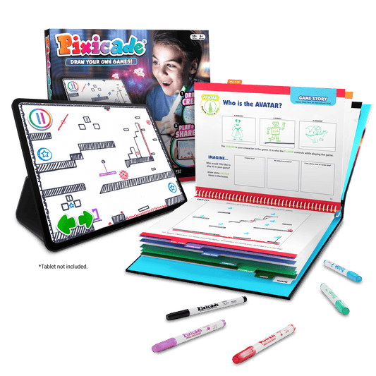 Abacus Brands Pixicade Draw Your Own Games