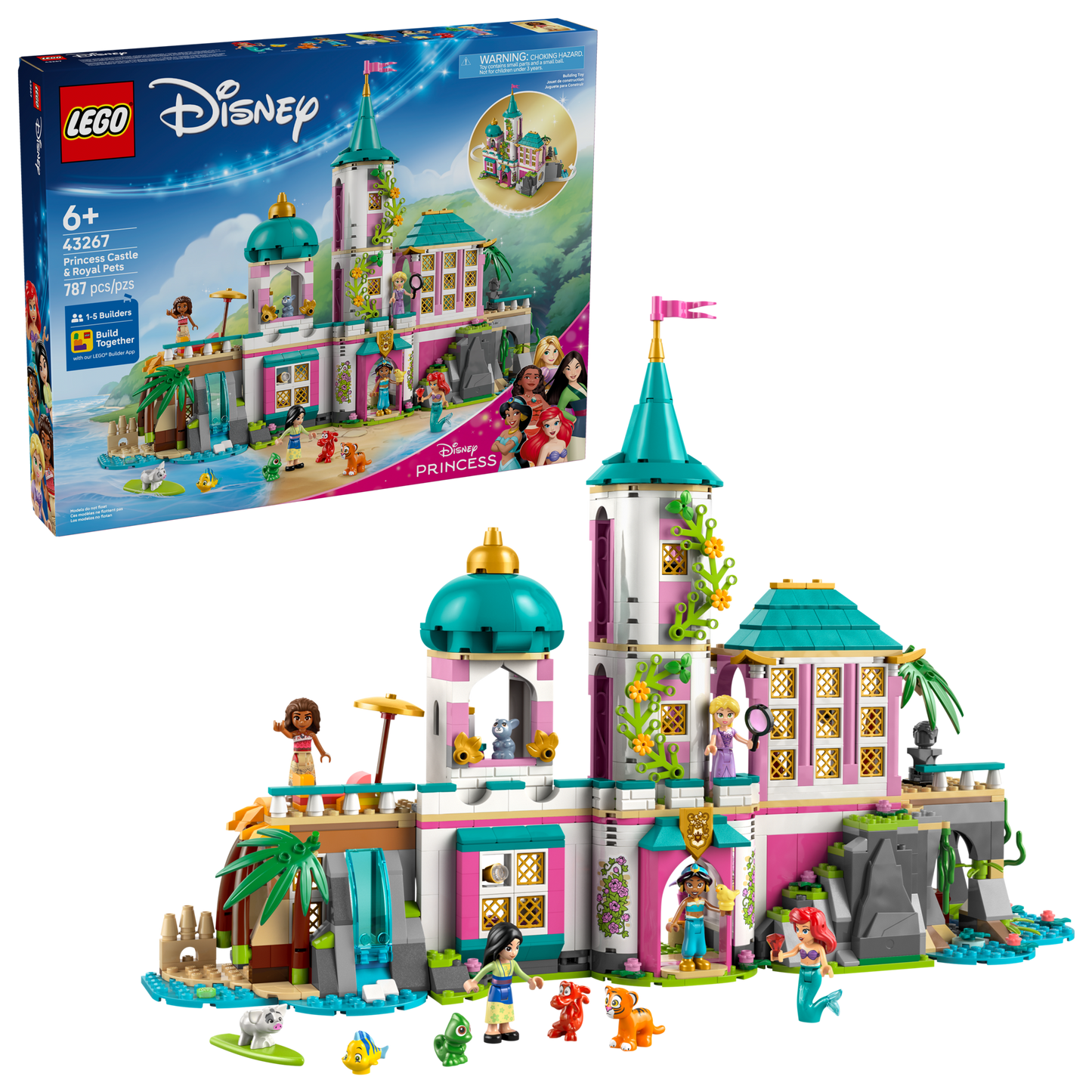 LEGO®  Disney™ 43267 Princess Castle & Royal Pets