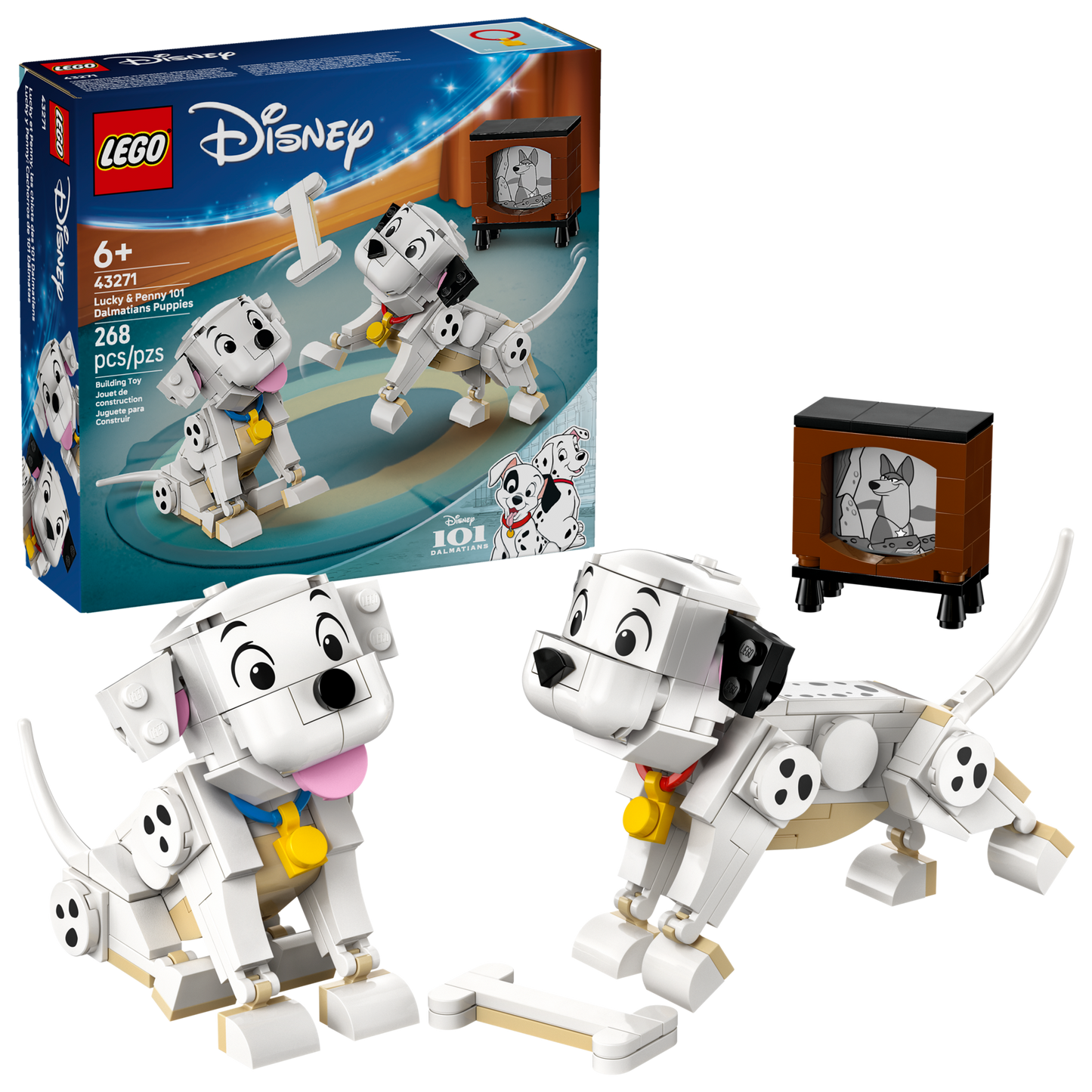 LEGO® Disney 43271 Lucky & Penny 101 Dalmatians Puppies