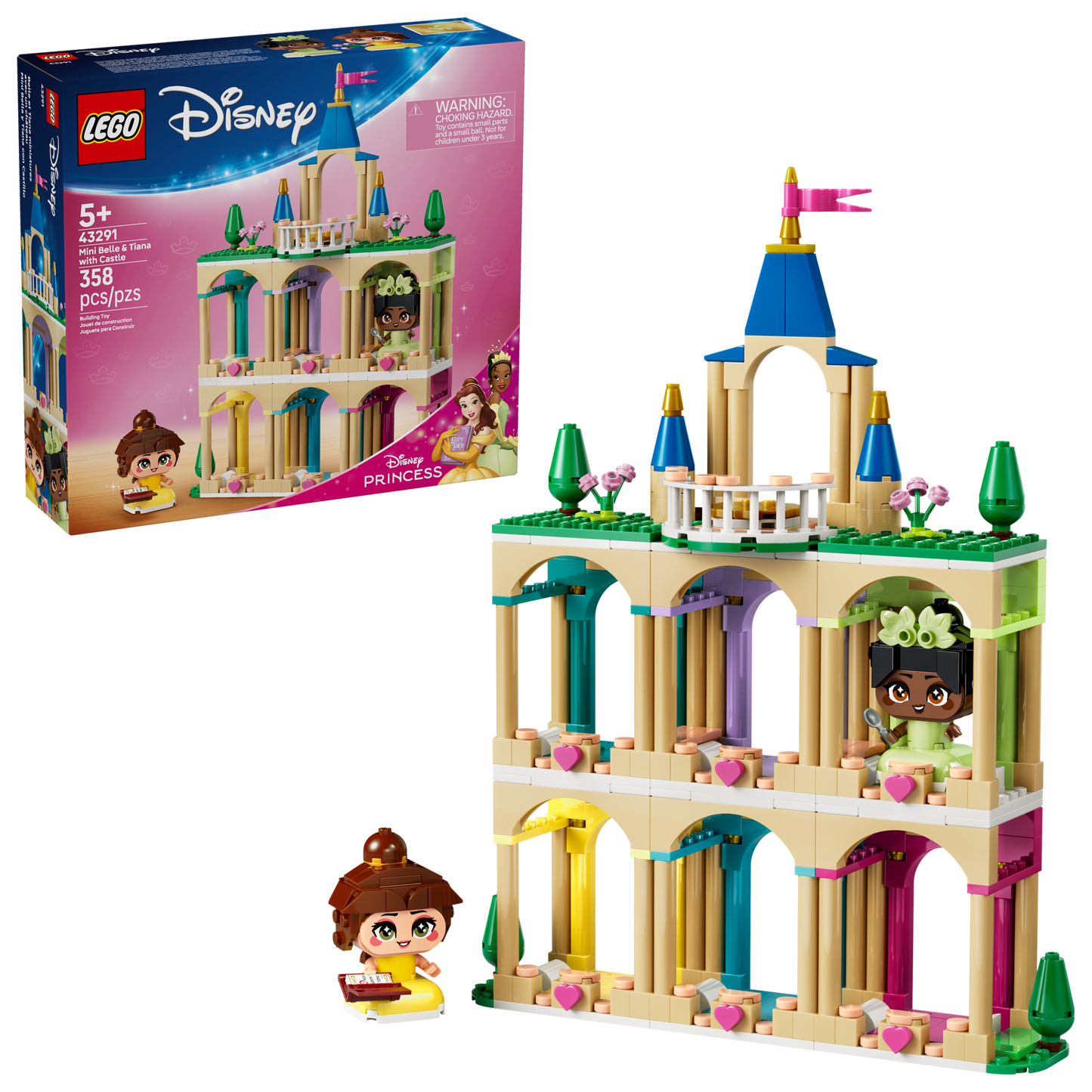 LEGO® Disney™ 43291 Mini Belle & Tiana with Castle