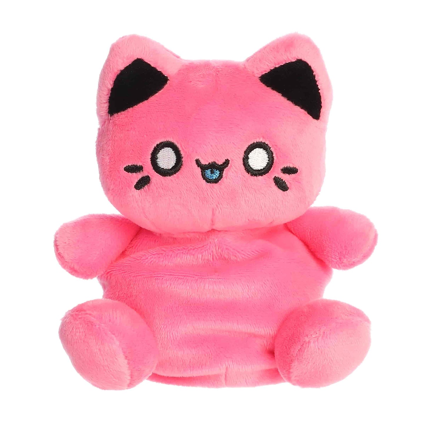 Aurora Plush® - Tasty Peach® - Palm Pals™ - 5" Vivid Pink - Meowchi
