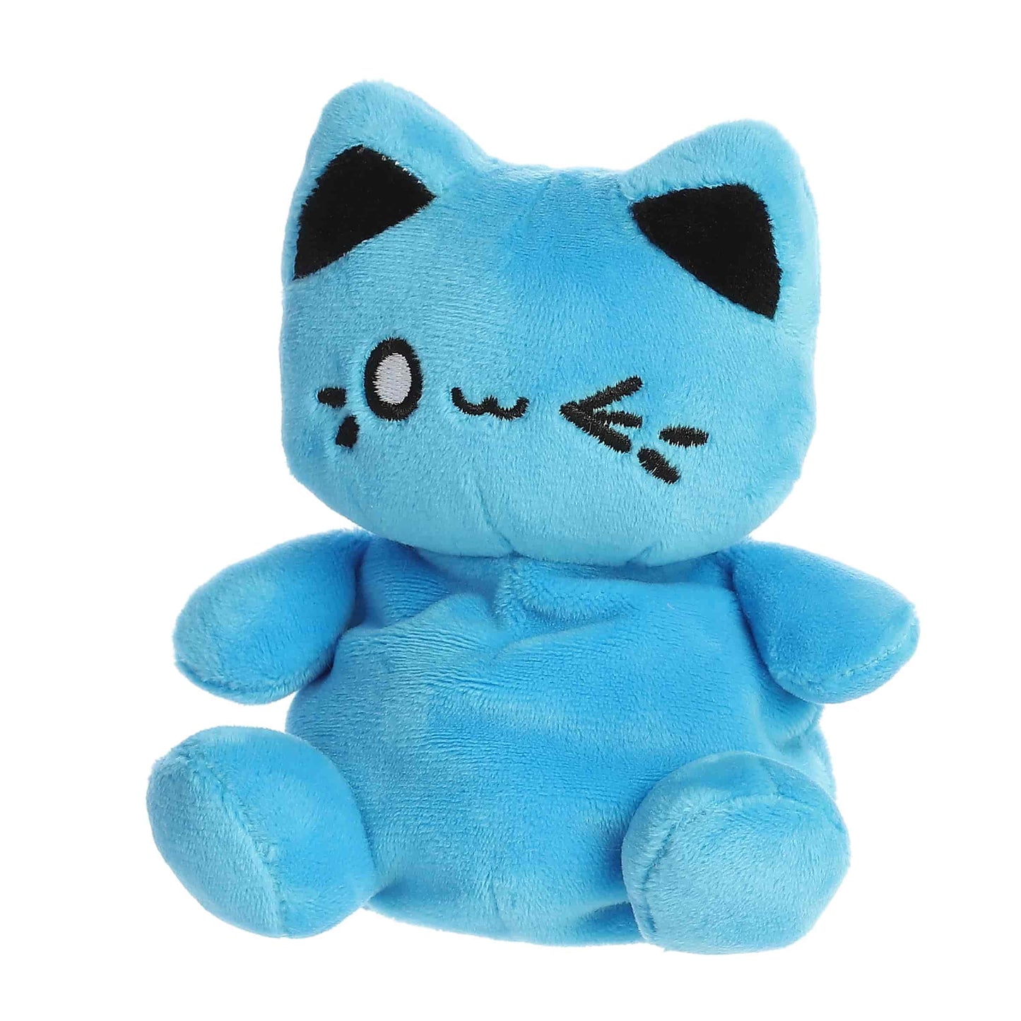 Aurora Plush® - Tasty Peach® - Palm Pals™ - 5" Electric Blue - Meowchi