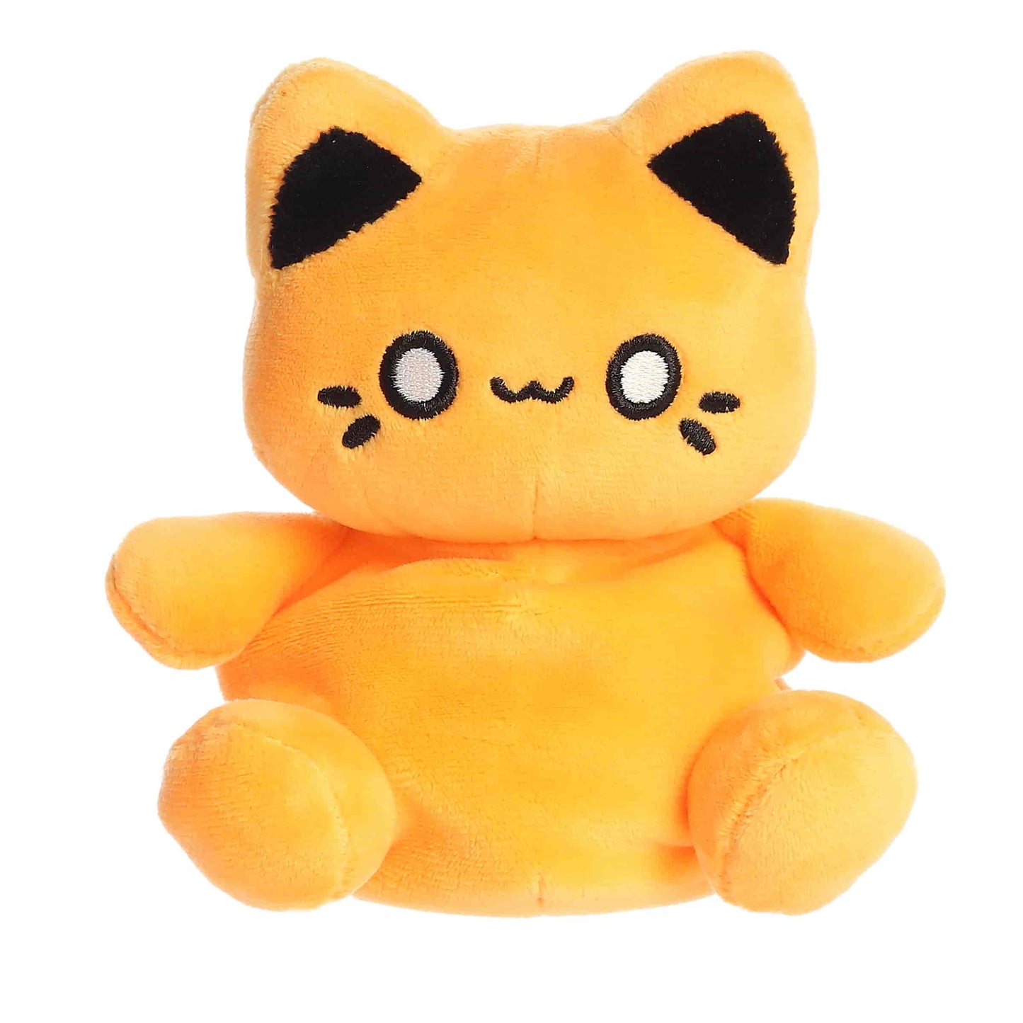 Aurora Plush® - Tasty Peach® - Palm Pals™ - 5" Kinetic Orange - Meowchi