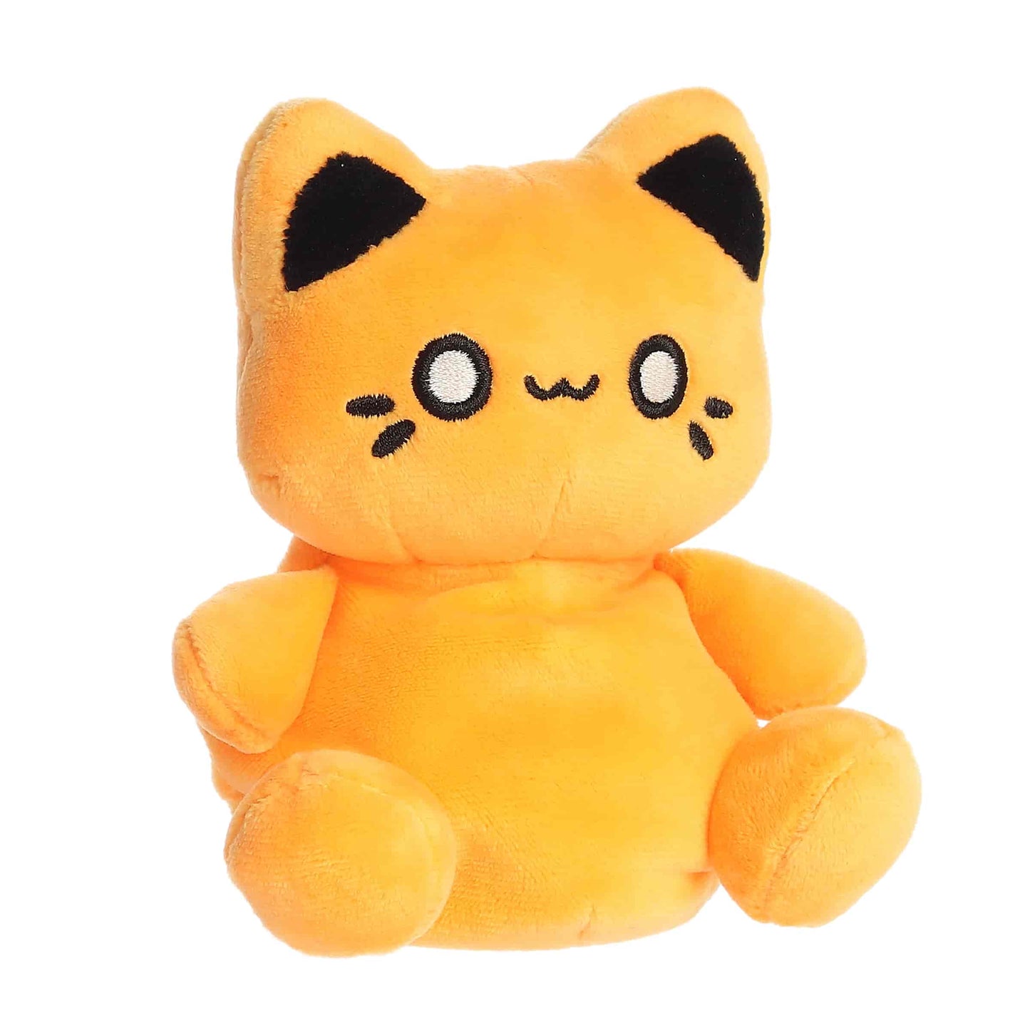 Aurora Plush® - Tasty Peach® - Palm Pals™ - 5" Kinetic Orange - Meowchi