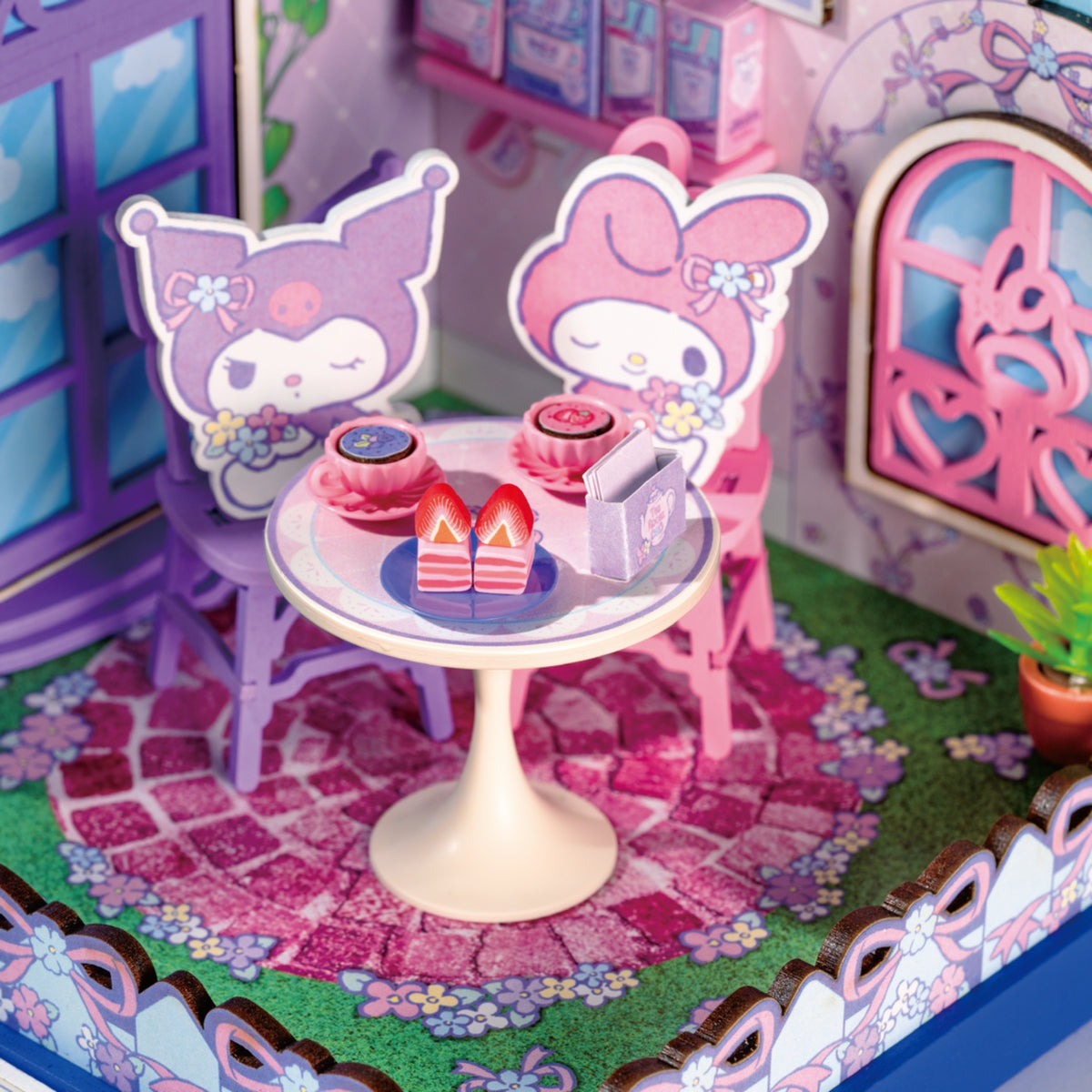 C108 クロックドロー みすてる 新刊セット プレミアムカードセット Hands Craft My Melody and Kuromi Tea Party Build Kit – TimbukToys