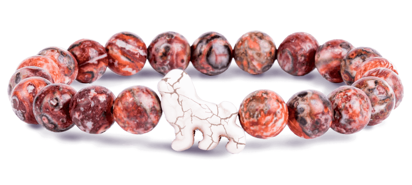 Fahlo The Excursion Bracelet Lion Sahara Stone