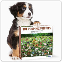 101 Pooping Puppies 500 Piece Puzzle