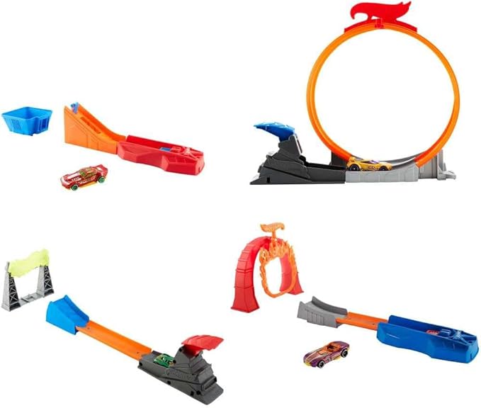 Mattel Hot Wheels Classic Stunt Play Sets (Random Assortment 1pc)