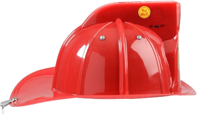 Aeromax Inc Jr. Fire Fighter Red Helmet w/Lights & Siren