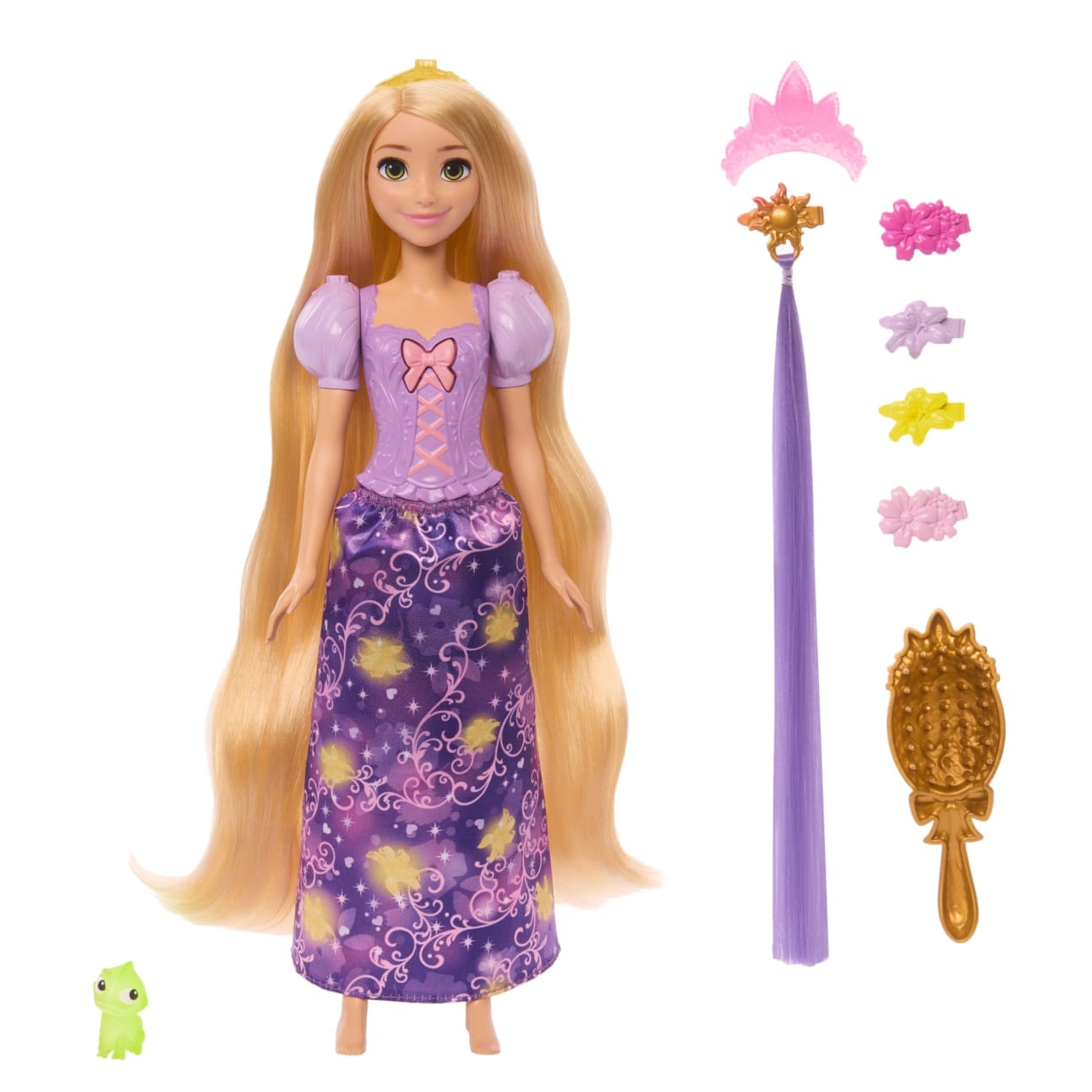 Mattel Disney Princess Light-Up Hair Rapunzel Fashion Doll