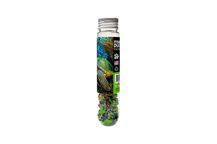 MicroPuzzles Stained Glass Sea Turtle
