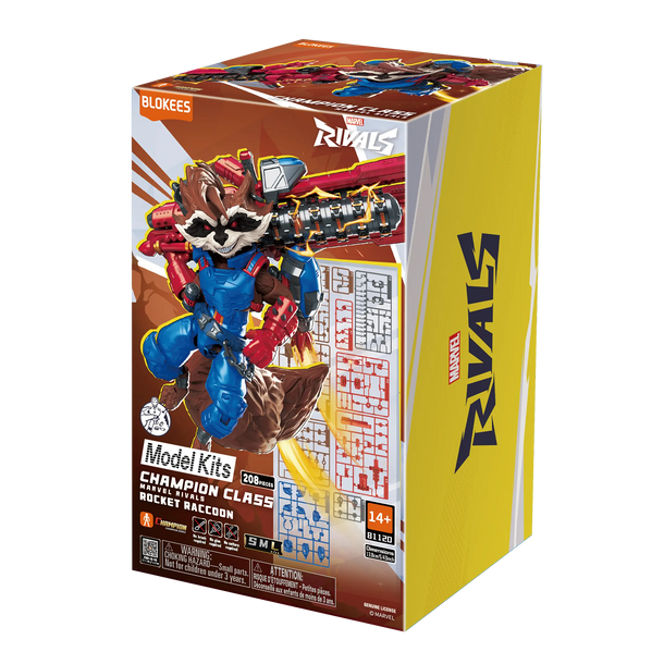 Blokees Marvel Rivals Champion Class 08 Rocket Raccoon Model Kit