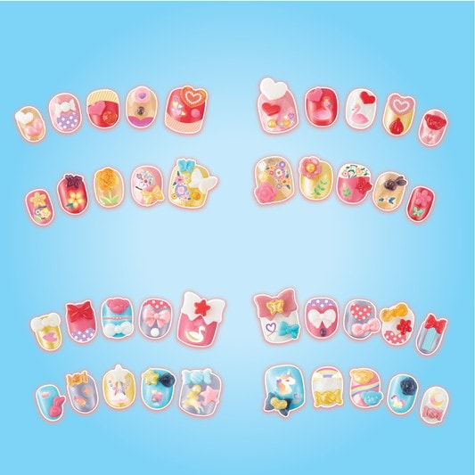 Epoch Aquanails Hearts & Ribbons Nail Refill Kit