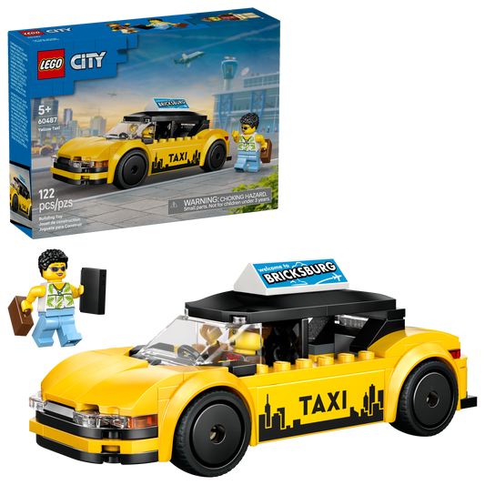 LEGO® City 60487 Yellow Taxi