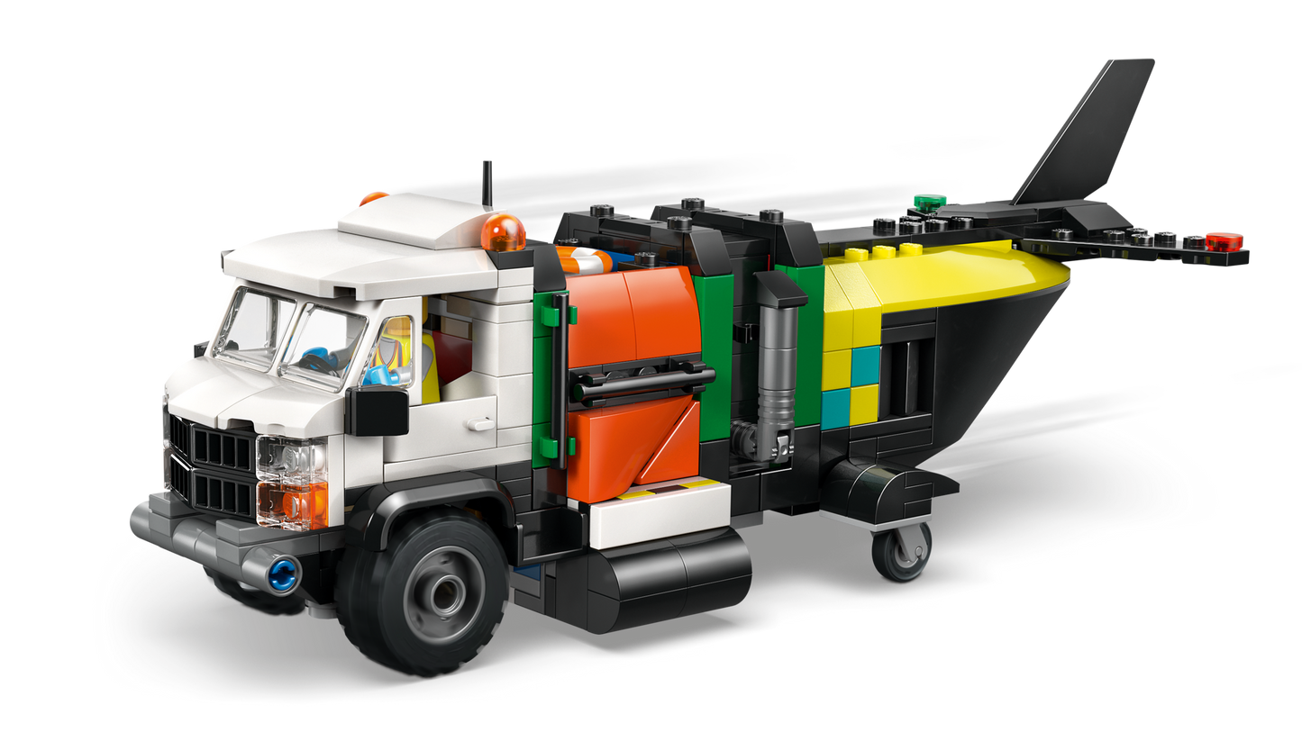CITY Mix & Match Airplane, Service Truck and Hovercraft Remix