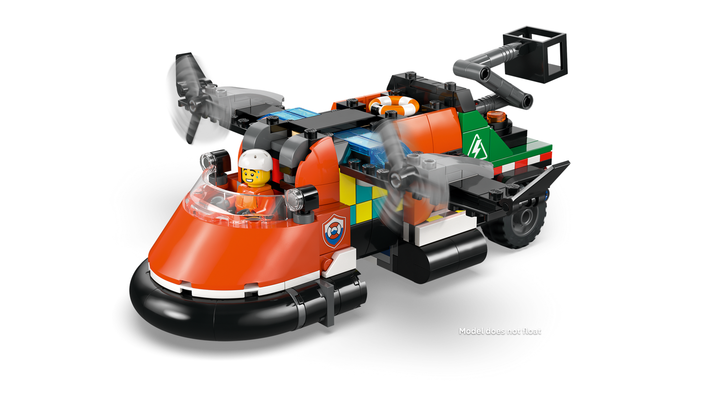 CITY Mix & Match Airplane, Service Truck and Hovercraft Remix