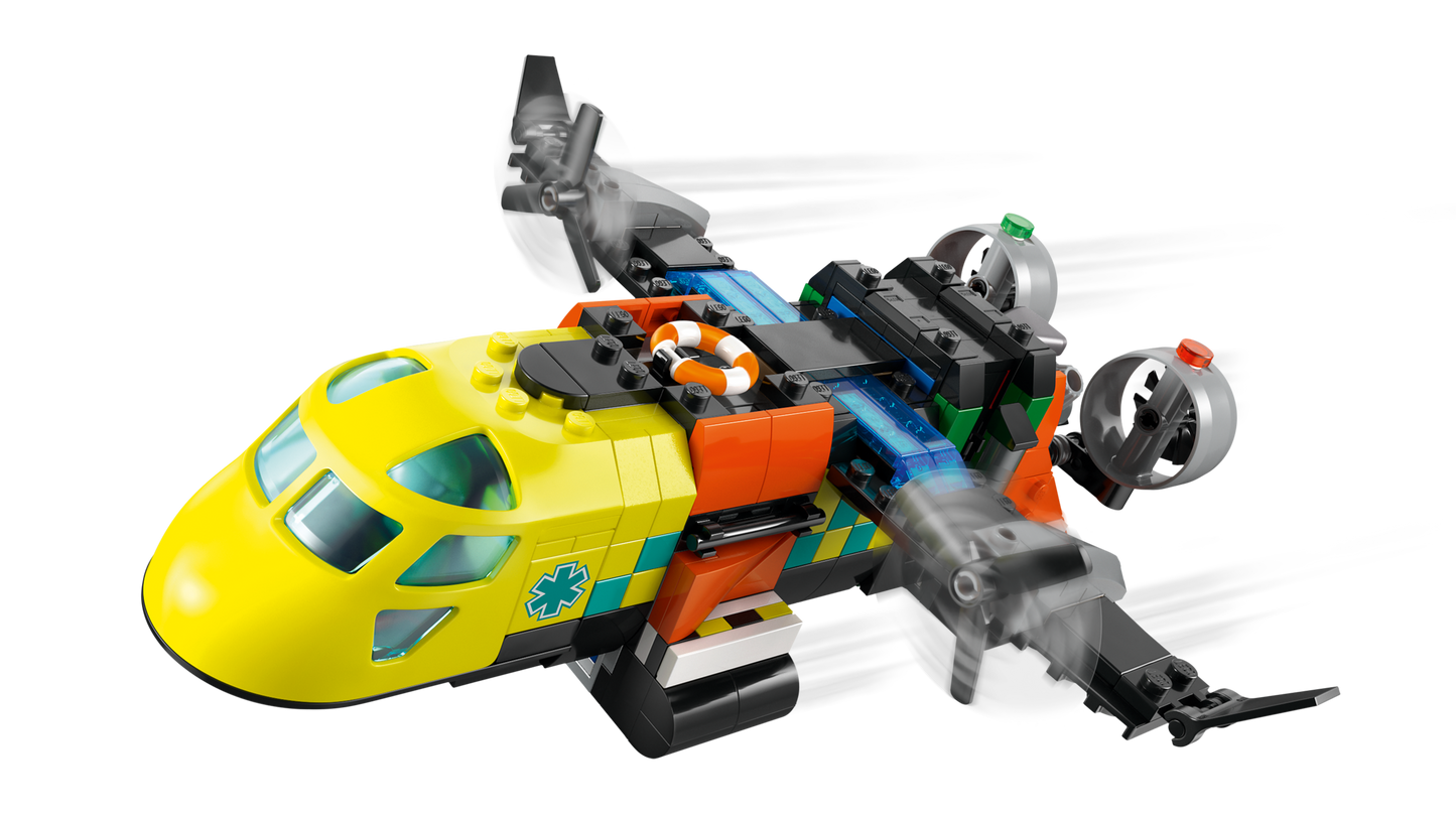CITY Mix & Match Airplane, Service Truck and Hovercraft Remix