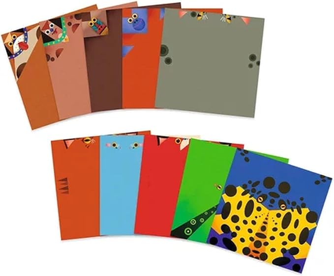 Djeco Jumping Animals Origami Paper Craft Kit