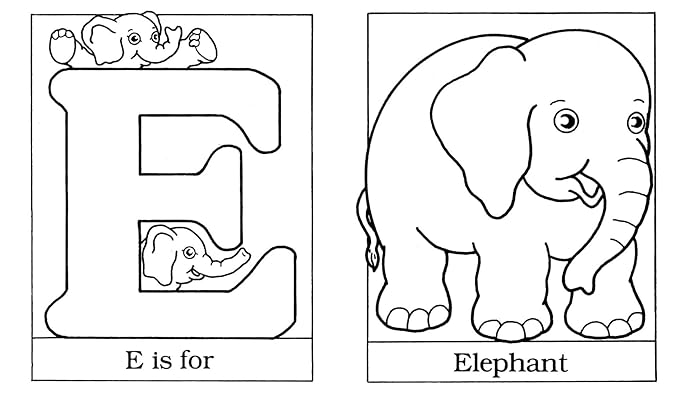 Dover The Little ABC Coloring Book