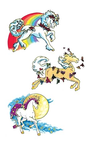Dover Glitter Tattoos Unicorns